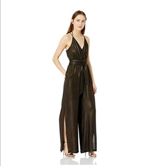 BCBGMaxAzria Pants - BCBG Metallic Bronze Jumpsuit